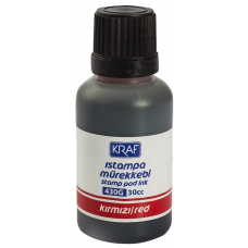 ISTAMPA MÜREKKEBİ KIRMIZI 30 CC